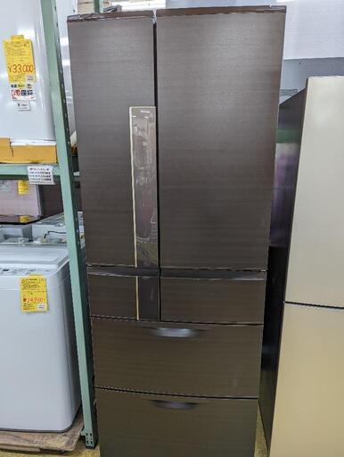 ★大容量 三菱 ノンフロン冷凍冷蔵庫６ドア 605L 2013年製