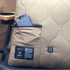 バッテリー式伝熱クッション＆ブランケット  稼働時間最大約7時間