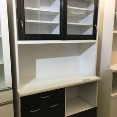 山清工業　キッチンボード　食器棚　レンジ台　システムキッチンボード　約幅105cm　おしゃれ　スチームオーブン対応 　堺市　石津 山清工業 キッチンボード 食器棚 レンジ台 システムキッチンボード 約