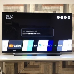即日受渡❣️2年前購入LG有機EL65型TV YouTube?105000円