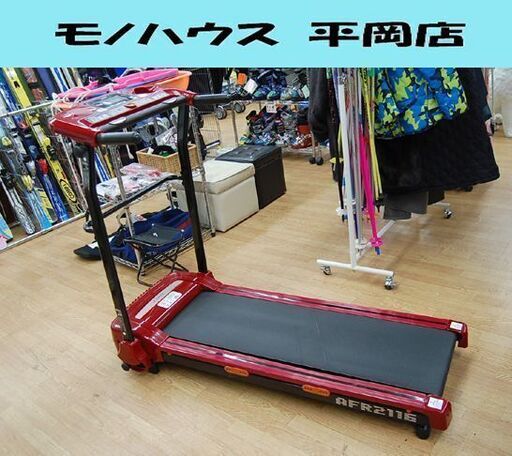 ALINCO ランニングマシン ～10km/h AFR2116 レッド ウォーキングマシン ...