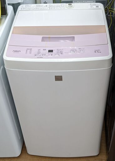 AQUA 洗濯機 AQW-S4E4 2017年　ag-kd093