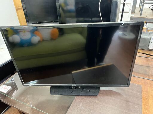 【リサイクルショップどりーむ天保山店】●4478●　テレビ　TV　SHARP　2017年製　32型　AQUOS　リモコン付き　LC-32S5