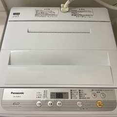 【取引中】洗濯機　Panasonic NA-F60B12