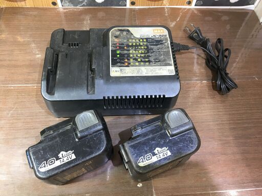 マックス RB-399A 鉄筋結束機 バッテリー×2 充電器 中古品 【ハンズ