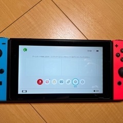 【中古】Nintendo Switch 本体（ネオンカラー）未対策機