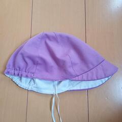 中古カラーキャップ　カラー帽子　紫　藤