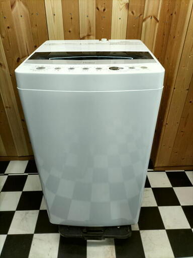 ハイアール　全自動洗濯機　JW-C45D　4.5kg　ステンレス槽　風乾燥　2020年製