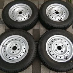 スタットレスタイヤ　ブリジストンW300   145/80R12...