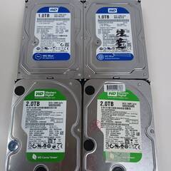 【ネット決済・配送可】【ジャンク】3.5インチ HDD/2TB×...