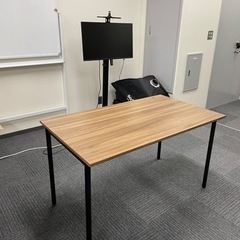 木目調テーブル 120×70cm　6台在庫