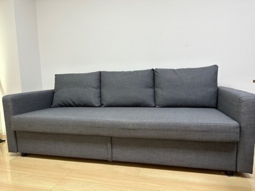 IKEA 3人掛けソファベッド, スキフテボー ダークグレー