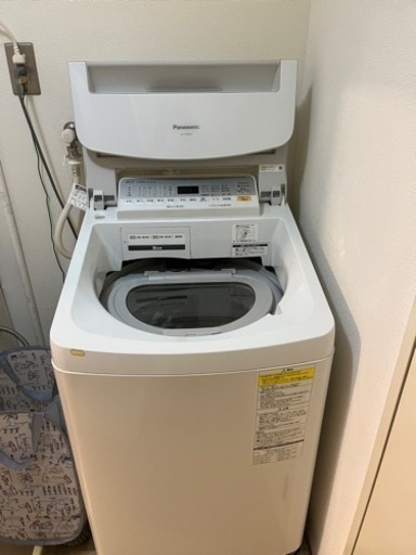 洗濯機　8.0kg 換装機能付　Panasonic NA-FW80S5-W