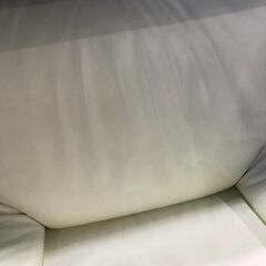1人掛けソファ　ホワイト