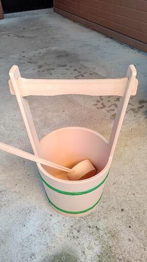 お墓参り水やり桶柄杓セット pechinecas.gob.pe