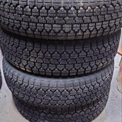 スタッドレスタイヤ ブリジストン ブリザック 145 80 12 4本 軽トラ