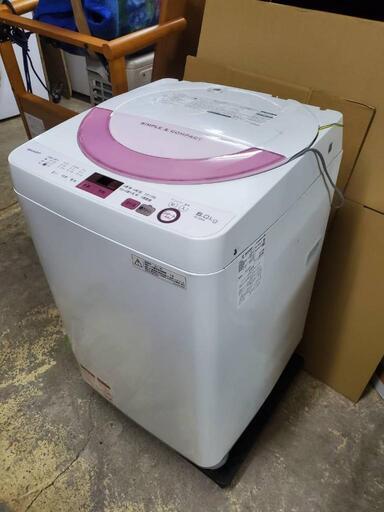 美品2017年SHARP製美品洗濯機6kg