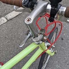 billion sg-2　ミニベロ　レトロ　20インチ　2✕8　ブルホーン　モスグリーン　中古　狭山市引取限定