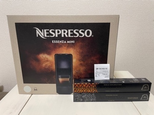 【新品】NESPRESSO コーヒーメーカー カプセル付き 13000円