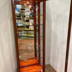 【愛品館市原店】ガラスキャビネット