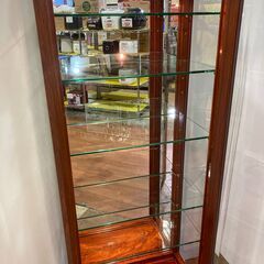 【愛品館市原店】ガラスキャビネット