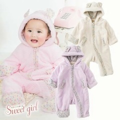 【美品】Sweet girl ベビー用カバーオール 70cm