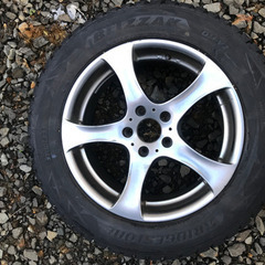最終価格!BMWに！アルミホイールスタッドレス4本セット