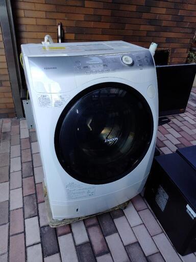 東芝9.0kgドラム式洗濯乾燥機【左開き】ZABOON・TW-Z390L