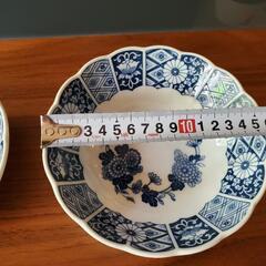 伊万里焼 の Blue imari 中鉢皿 3枚組 