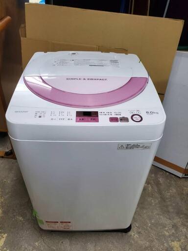 美品2017年SHARP製洗濯機6kg
