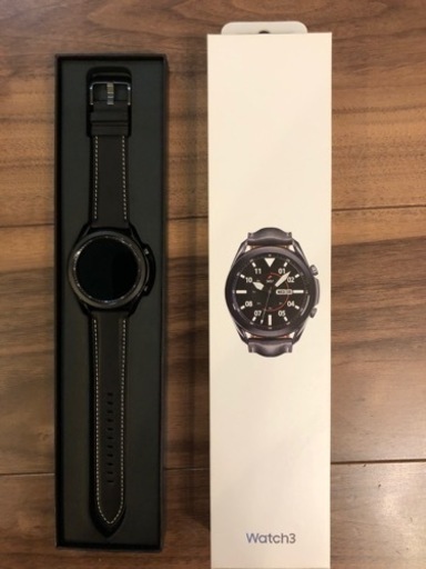 その他 GALAXYwatch3 Stainlees Steel Mystic Blak 45mm