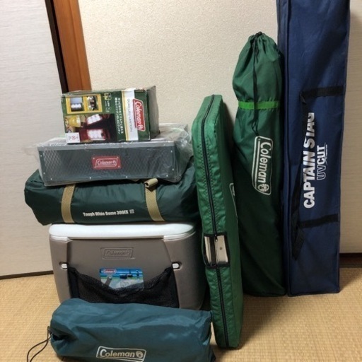 キャンプ用品　まとめ売り　4〜6人用　Coleman CAPTAIN STAG