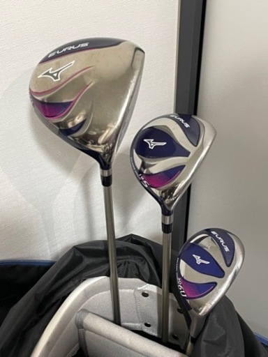 ミズノ ゴルフクラブセット レディース キャディバック パター付き 9本