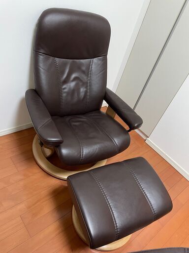 2020年11月製造 ストレスレスチェア u0026 オットマン EKORNES