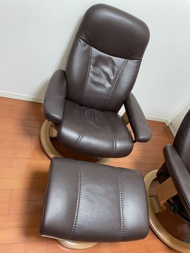 2020年11月製造 ストレスレスチェア & オットマン EKORNES コンサル 本