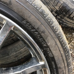 中古アルミと日本製ヨコハマタイヤ