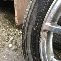 中古アルミと日本製ヨコハマタイヤ