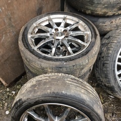 中古アルミと日本製ヨコハマタイヤ