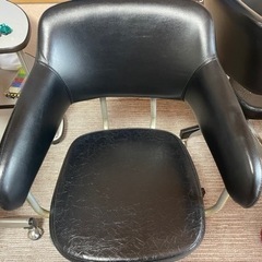 全自動雀卓(故障) テーブル2台 チェア3台付き