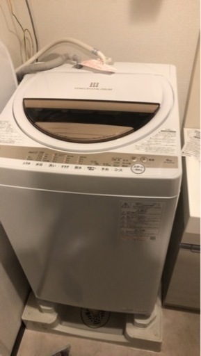 【取引先決定】購入後1年未満　TOSHIBA洗濯機６ｋ