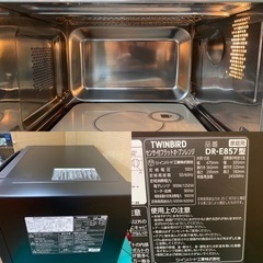 I714 ? TWINBIRD センサー付きフラットオーブンレンジ 600W ☆ 2021 