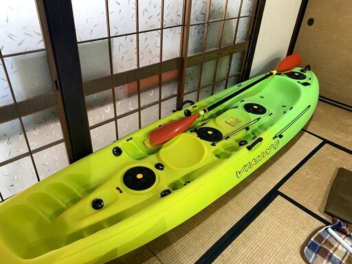 【送料0円】 シーカヤック2.5人乗り フィッシングツール付き シットオンタイプ その他