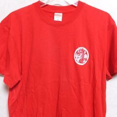 Tシャツ　Mサイズ　赤色　竜　ドラゴンデザイン