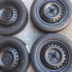 155/65R14　新品スタッドレスタイヤ　ブリジストン　VRX2　22年製　　中古ホイール　ダイハツ　スズキ