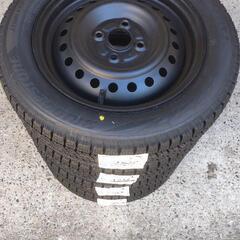 155/65R14　新品スタッドレスタイヤ　ブリジストン　VRX2　22年製　　中古ホイール　ダイハツ　スズキ