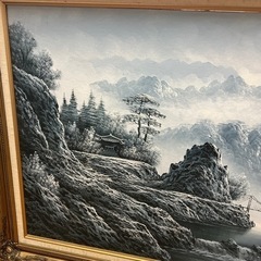 #絵　#飾り物　#油絵