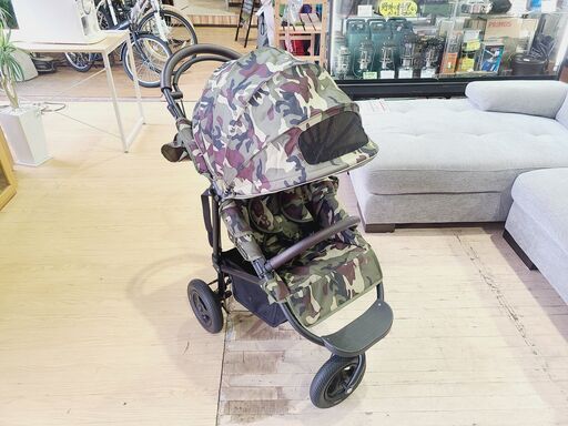【愛品館市原店】【限定モデル】AirBuggyエアバギーCOCO ブレーキモデル エアポンプ付き（サファリ）
