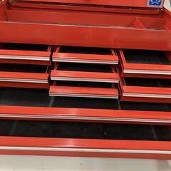 中古品△Snap-on スナップオン 工具箱 KRA58J トップチェスト 鍵2個 5段 引き出し9個