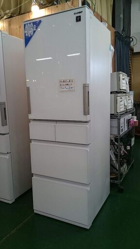 【愛品倶楽部 柏店】シャープ 2021年製 412L 5ドア冷凍冷蔵庫 SJ-G413G-W