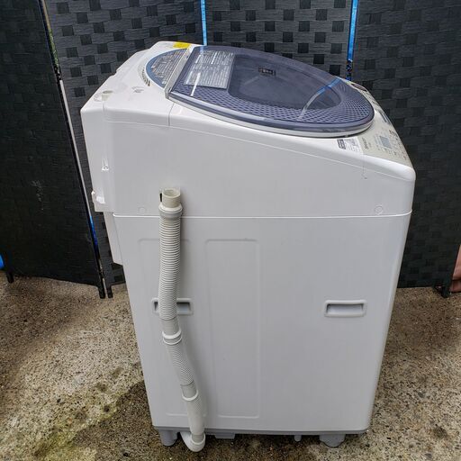 SHARP 9㎏縦型洗濯乾燥機 プラズマクラスター搭載 ES-TX940-S - 家電
